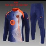 barcelona blue & orange tracksuit