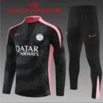 Psg black and pink tracksuit