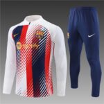 barcelona red white and blue tracksuit