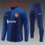barcelona navy tracksuit