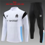 Marseille fc white and blue tracksuit