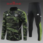 Man United green camo tracksuit