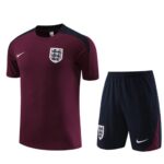 England training kit burgundy