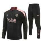 Psg black  and pink tracksuit