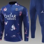 Psg blue paint tracksuit