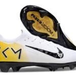 Air zoom Elite Football Boots Mbappe white and gold